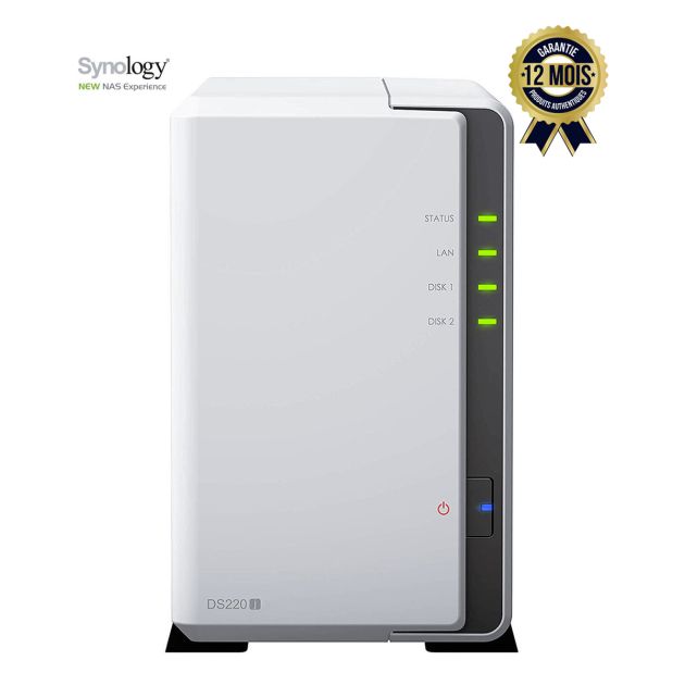 Serveur de stockage NAS Synology DS220j- 2 baies